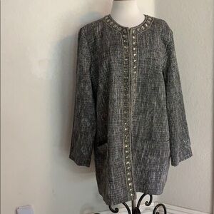 Chicos Bejeweled Jacket